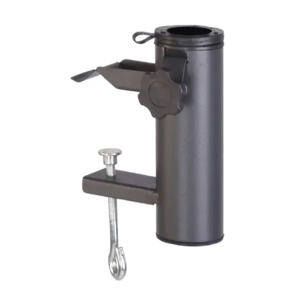 pladsbesparende parasolbeslag til altanen