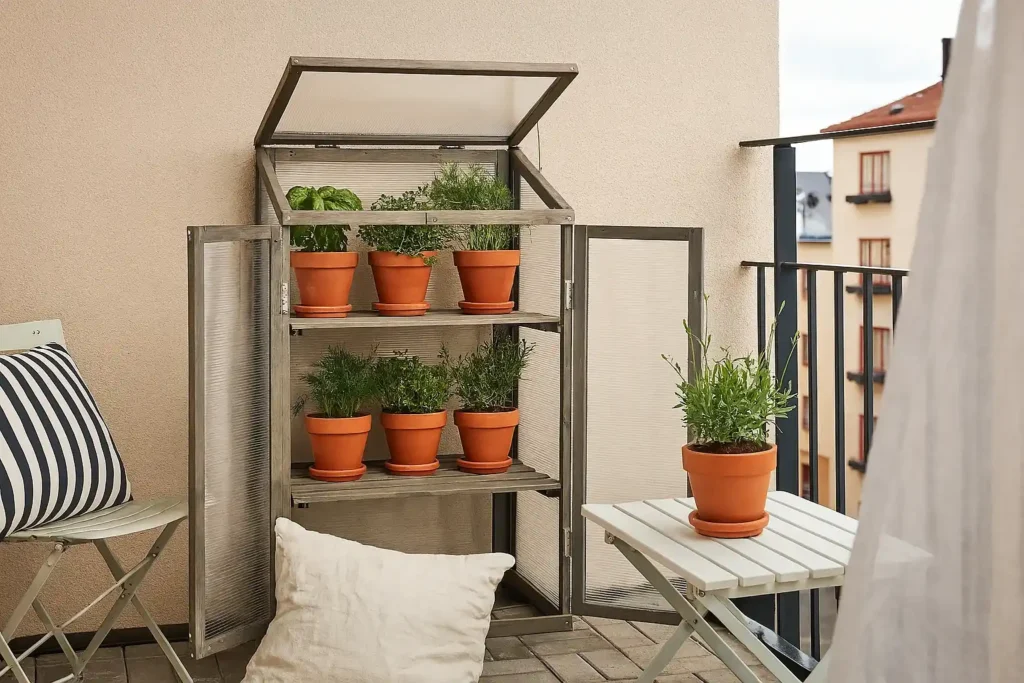 drivhuse til altanen