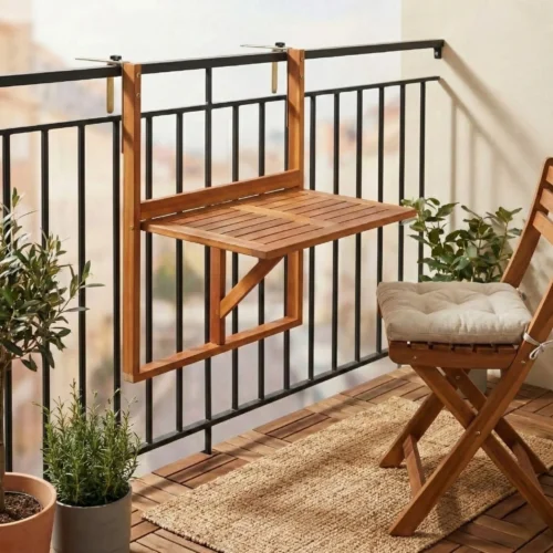 AkacieCharm - Altan hængebord i massivt træ