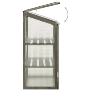 Altan drivhus i fyrretræ - 60X45X100 cm