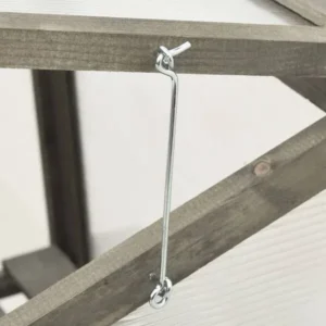 Altan drivhus i fyrretræ - 60X45X100 cm