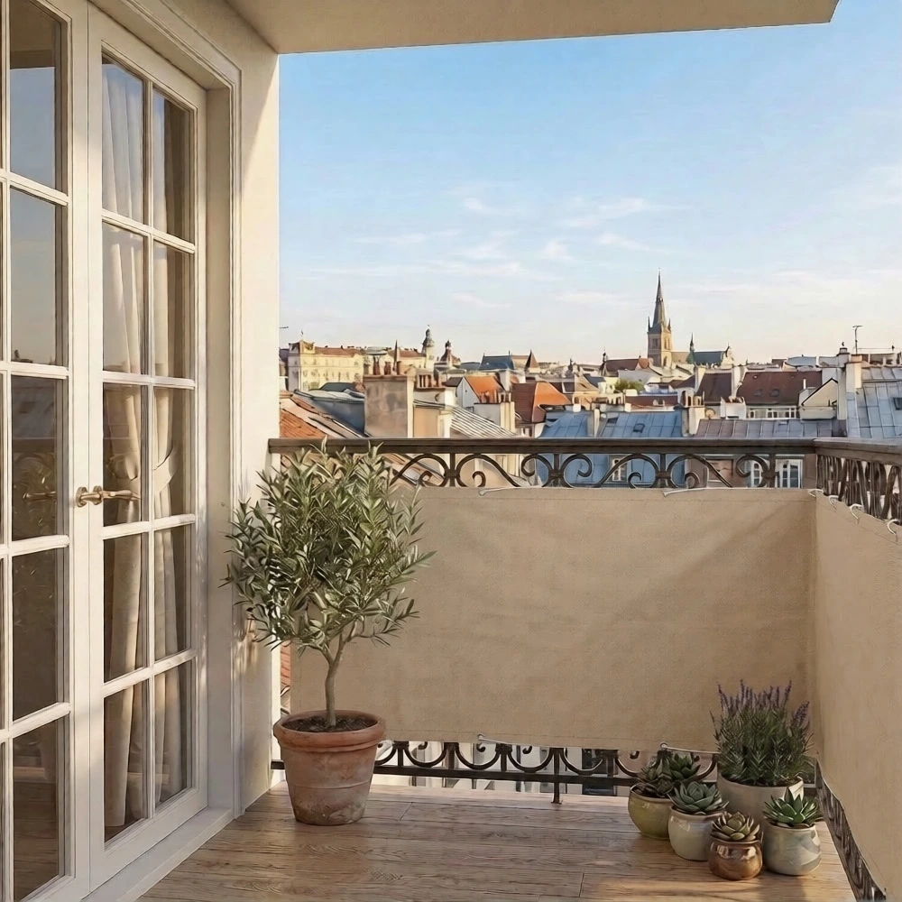 beige altanafskærmning