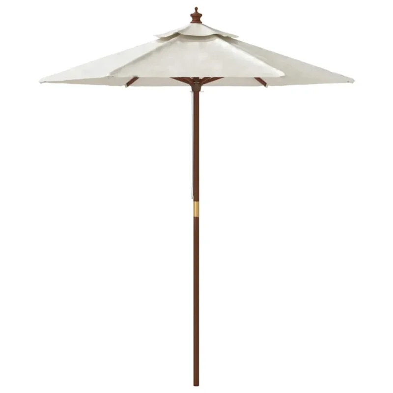 Altanparasol med træstang - 196X231 cm
